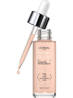 L'Oreal Paris True Match Nude Plumping Tinted Serum 1-2 Rosylight Liquid Make Up 30ml