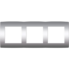 Πλαίσιο 3 Θέσεων Prime Series Ματ Αλουμίνιο IP20 1000119203 ACA