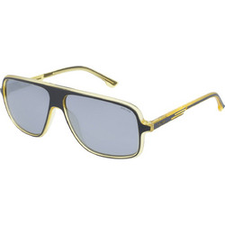 Police SPL961 KAUP Ανδρικά Γυαλιά Ηλίου Aviator Κοκάλινα Μαύρα με Μαύρο Polarized Φακό