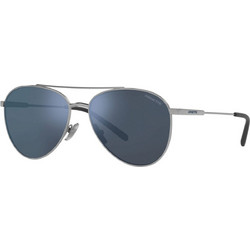 Arnette AN3085 736/55 Ανδρικά Γυαλιά Ηλίου Aviator Μεταλλικά Ασημί με Μπλε Polarized Φακό