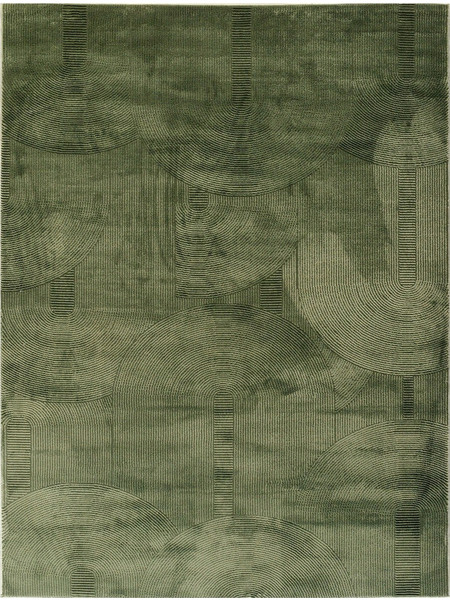 Χαλί SIGNATURE 61412-ΠΡΑΣΙΝΟ- ΜΕΝΤΑ Tzikas Carpets ΣΕΤ ΚΡΕΒ/ΡΑΣ 067X140 (2) / 067X220 (1)