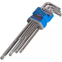 Σετ Torx Μακρια Τ10-Τ50 9Τεμ. Fixtec FHHK2009