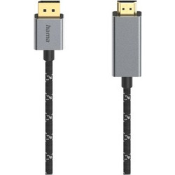 Hama DisplayPort Plug - HDMI Plug, Ultra-HD 4K Video Cable Καλώδιο Αντάπτορας