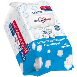 Amore Mio Μαντηλάκια Καθαρισμού 30x20cm Multi Use Baby Powder 110τεμ