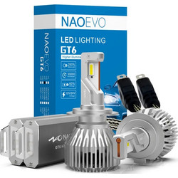 Φώτα Led Naoevo GT6 Series H16 55W 6500K / 6600lm 2 Τεμ