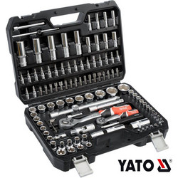 Yato YT-38791 Σετ καστάνιες και καρυδάκια 1/2 , 3/8 108τεμ