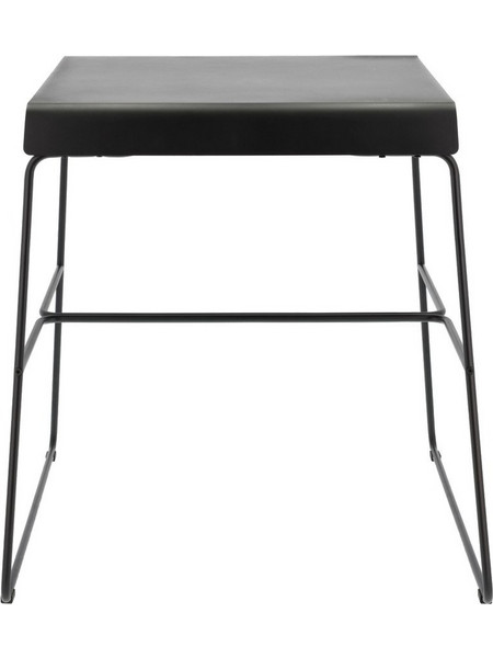 Τραπέζι Μεταλλικό A-Cafe 32255 75x58x72cm Black Zone Denmark