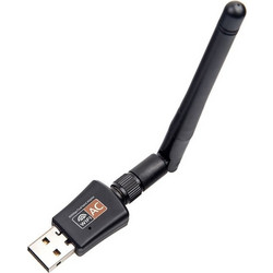 Mini USB Wi-Fi Adapter 600 Mbps Dual Band, μαύρος