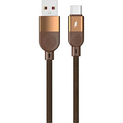 Καλώδιο USB to Type-C 1m 5A TN-D070 Καφέ