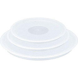 Tefal Ingenio Κάλυμμα Δοχείου από Πλαστικό σε Λευκό Χρώμα L90192 3τμχ