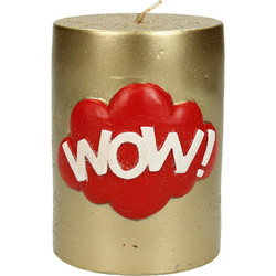 Κερί 'Wow!' Χρυσό 7.5x7.5x10