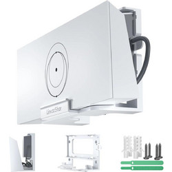 Λευκή Βάση Τοίχου για Router Starlink Gen 3 - Ανθεκτικό Πλαστικό, Σταθερή Στήριξη V3