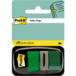 Σελιδοδείκτες 3M Post-it 25,4 x 43,2 mm Green (50 καρτέλες)