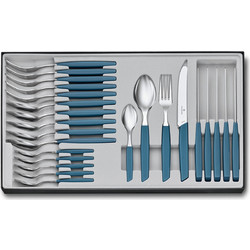 Σετ Μαχαιροπίρουνα Victorinox Swiss Modern - Blue - 24 τεμάχια 6.9096.11W2.24