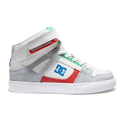 DC Pure High-Top Παιδικά Sneakers Μποτάκια Γκρι ADBS300324-XSSR