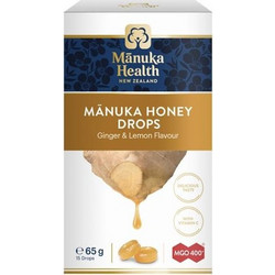 Manuka Health Manuka Honey Lozenges Ginger & Lemon 65gr