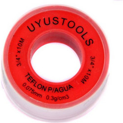UYUSTOOLS ΤΑΙΝΙΑ ΤΕΦΛΟΝ ΛΕΥΚΗ 19.05mmx10m TFA3UU