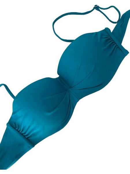 Γυναικείο Strapless Bikini Top σε Πετρολ χρώμα Πετρόλ