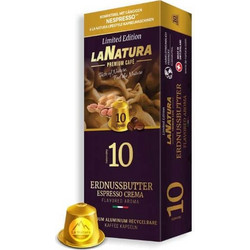 La Natura Lifestyle Κάψουλες Espresso Peanut Butter Συμβατές με Μηχανή Nespresso 10τμχ