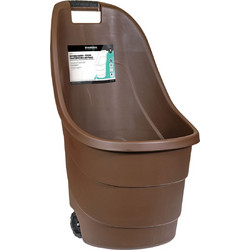 KRAUSMANN ΚΟΥΒΑΔΕΣ ΚΗΠΟΥ ΜΕ ΡΟΔΕΣ 60lt GARDEN - Καφέ