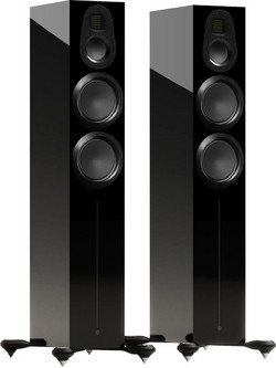 Monitor Audio Gold 300 6G Ζεύγος Ηχείων Hi-Fi Δαπέδου 500W 3 Δρόμων Gloss Black
