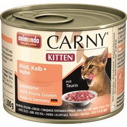 Animonda Carny Kitten with Beef, Veal & Chicken 200gr