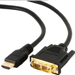CABLEXPERT HDMI TO DVI M/M CABLE WITH GOLD-PLATED CONNECTORS 1,8m