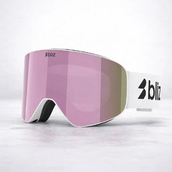 Μάσκα Σκι Bliz Flow Matte White