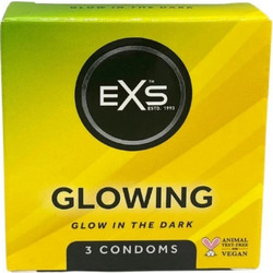 EXS Glown In The Dark Προφυλακτικά με Λιπαντικό 3τμχ