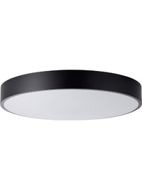 Brilliant Φωτιστικό Οροφής Απλίκα Slimline , με λαμπτήρα LED, τηλεχειριστήριο και διαστάσεις 49x49x8.5cm - Μαύρο