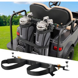 Βάση τσάντας VEVOR Golf Cart, 1370 x 195 x 60,5 mm, Συμβατή με τα περισσότερα πίσω κάθισμα 2+2 καροτσιών γκολφ με τετράγωνους σωλήνες 1,2 ιντσών, ρυθμιζόμενη βάση για καρότσια πίσω καθίσματος με ιμάντ