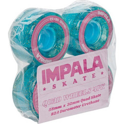 Impala Replacement Wheels 4PK Holographic Glitter 58mm