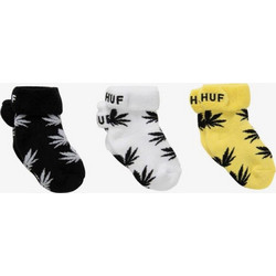 HUF Kids Plantlife Baby Seeds Sock 3-Pack - LEMON - SK00306-LEMON