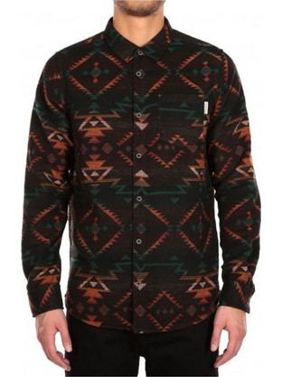 IRIEDAILY Men Santania Shirt - PETROL RED - 5198340-399
