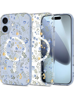 Tech-Protect Flexair Magsafe Case For Iphone 17 - Daisies With Leaves - (28350-0)