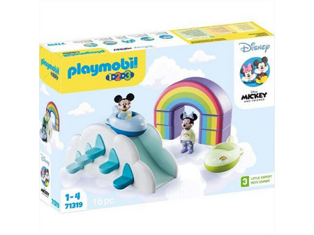 Playmobil 1-2-3 Διασκέδαση στα Σύννεφα με τον Μίκυ & τη Μίνι Μάους για 1-4 Ετών 71319