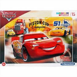 Παιδικό Puzzle Clementoni Supercolor Disney Cars 15 Κομμάτια