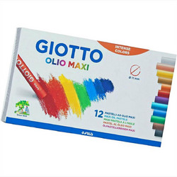 Giotto Λαδοπαστέλ Olio Maxi 12τμχ. - 000293400
