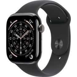 Apple Watch Series 11 Cellular 42mm Titanium Slate Black