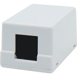 ΠΡΙΖΑ ΔΙΚΤΥΟΥ ΕΠΙΤΟΙΧΗ 1P KENH N121-01-WH SUT (ΣΕΤ ΜΕ 10)