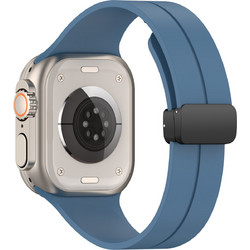 Techsuit Watchband W011 Λουράκι Σιλικόνης Blue (Apple Watch 38 / 40 / 41mm)