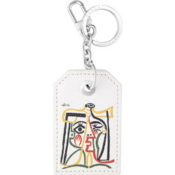 S.T. Dupont Picasso λευκή δερμάτινη Κλειδοθήκη-Μπρελόκ 003101