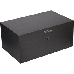 S.T Dupont μαύρος πολυτελής Υγραντήρας (100 πούρα) 001319