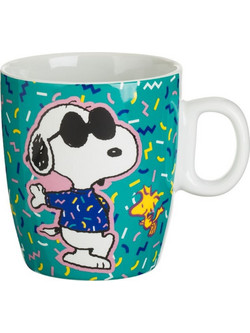 Κούπα Mini Πορεσλάνη Οβάλ Μέντα Snoopy Κομφετί 235ml