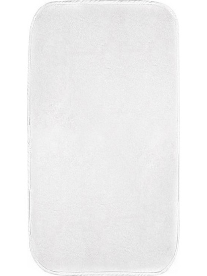 Αδιάβροχο Υποσέντονο Λευκό με Λάστιχα 70x130cm