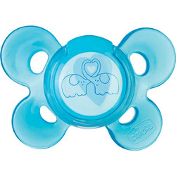 Chicco Physio Comfort Ανατομική Ορθοδοντική Πιπίλα Σιλικόνης 6-12m Μπλε