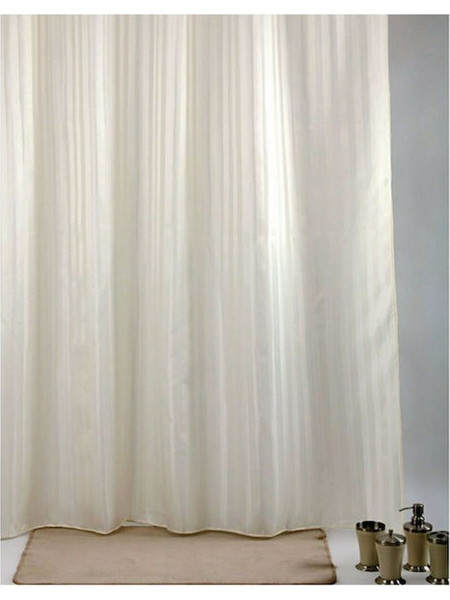 Import Hellas Κουρτίνα Μπάνιου Υφασμάτινη Rigone Μπεζ 180x200cm