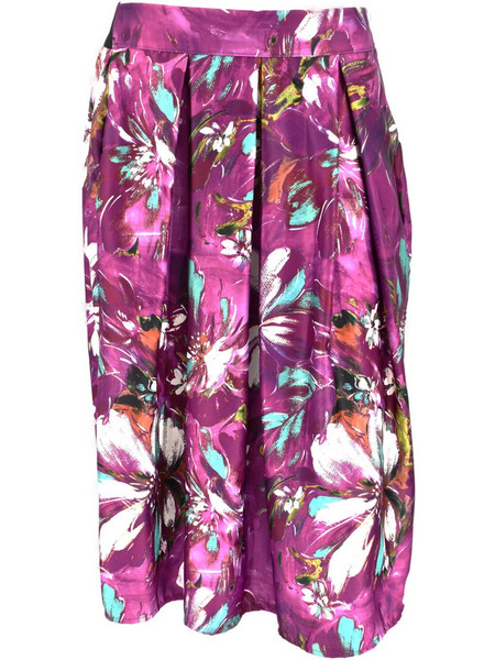 Γυναικεία Φούστα Floral Μώβ Κ.89670 ΜΩΒ