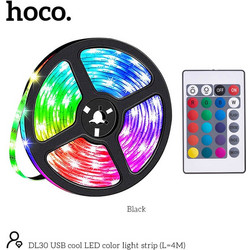Ταινία LED Hoco DL30 Plus USB RGB με Τηλεχειριμό 4m - Hoco