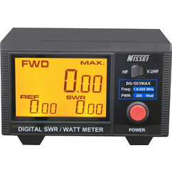 Nissei DG-503MAX Ψηφιακό PWR & SWR SSB/DMR 1.6-525 MHz με Οθόνη Telemeter